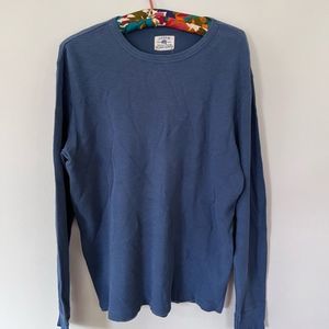 Men's Blue Long Sleeve Shirt